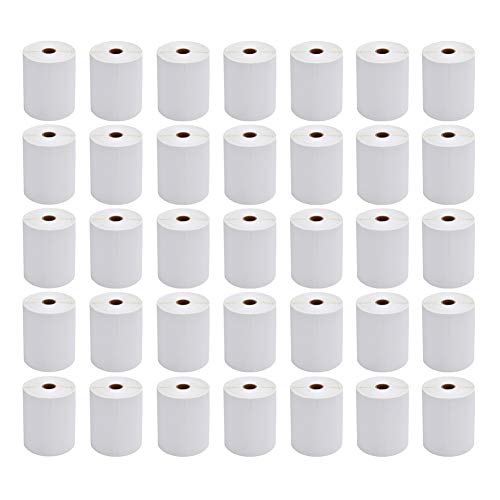 FungLam 4x6 Thermal Labels, 40 Rolls Thermal Printer Labels, 250 Labels/Roll, 1'' Core, Perforated and Strong Adhesive Shipping Labels, Compatible with Zebra and Most Thermal Label Printers