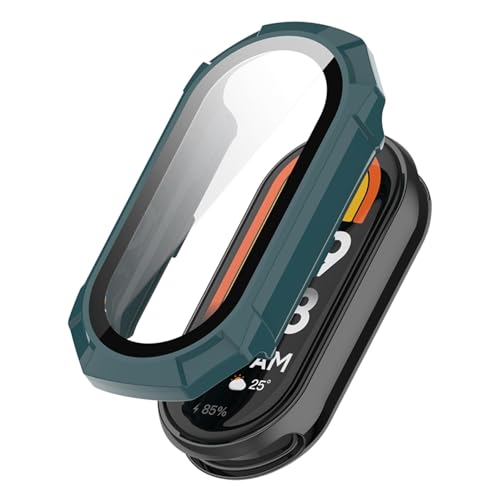 Funda Xiaomi Mi Band 9 cristal templado 9H y diseño All-Around de alta resistencia