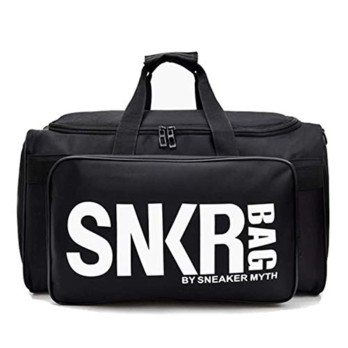 Sports Gym Travel Duffel Bag for Men and Women, with Divider Sneaker Storage Bag Outdoor Portable Multi-Function Gym Bag Widened Shoulder Strap A