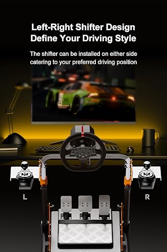 Image of PXN-A11Racing Wheel Stand Foldable Racing Simulator Cockpit Steering Wheel Stand for PXN-V12 VD4 VD6 VD10 Logitech G25 /G27 /G29 /G923 /GT500 /T300GT /T300RS /T500RS /TGT /TSPC /Fanntec CSR CSE /MOZA R3 R5 R9