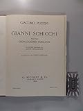 Giacomo Puccini : Gianni Schicchi. - Puccini Giacomo und Giovacchino Forzano 