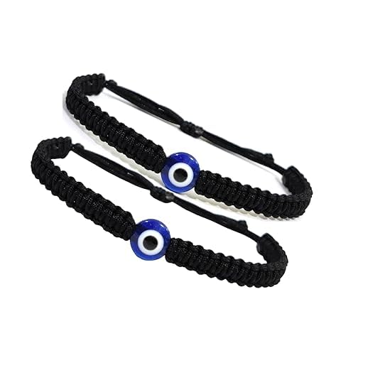 Rabdhira- Handmade Bracelet Set: Unisex Evil Eye Nazariya Combo Protection Negativity Adjustable Black Thread Fashion Accessory for Men Women Girls Boys Spiritual Jewellery Gift Pack Of Piece-2 (B0CXHM8C6P) Amazon Price History, Amazon Price Tracker