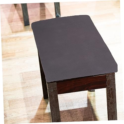 Funda de taburete elástica con protector de poliéster resistente para banco rectangular 8