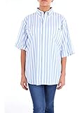  Ralph Lauren Damenhemd, kurzärmlig, gestreift, Blau / Weiß Gr. XS, blau