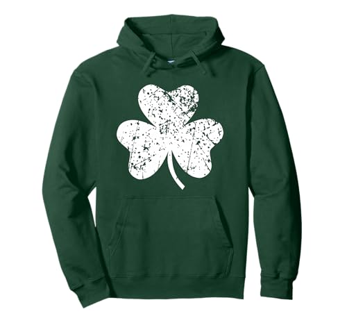 Shamrock St. Patricks Day Ireland Pride Irish Green Pullover Hoodie