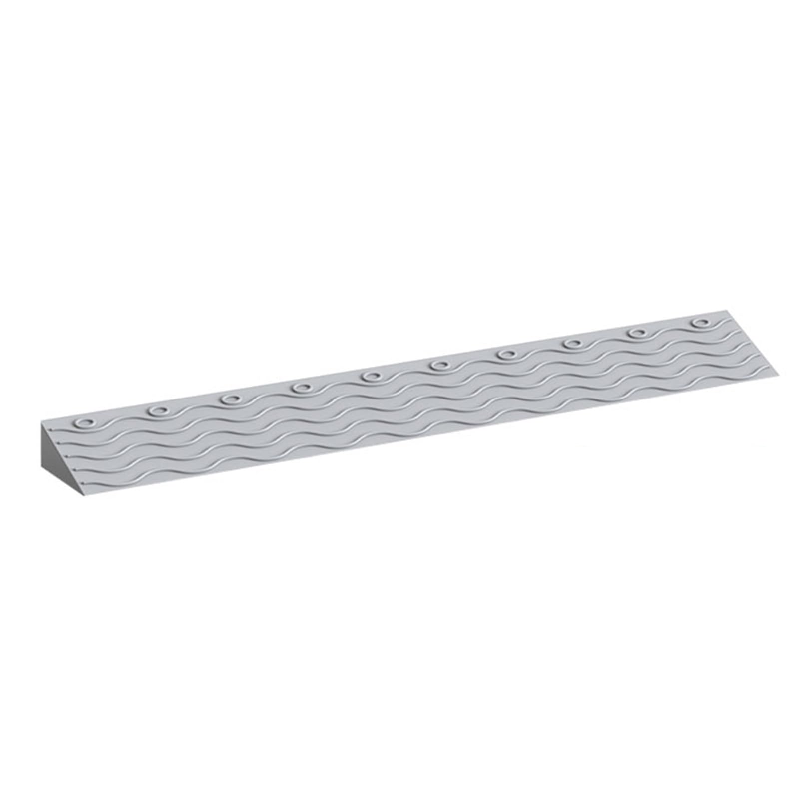 Rampe de porte avec structure de grille stable et antidérapante