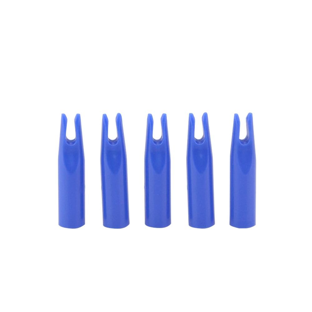 Paquete de 60 culatines para Flechas de Tiro con Arco Cola de Flecha de Plástico de Repuesto para Flechas de 6mm/7mm Culatines para Flechas de Tiro DIY