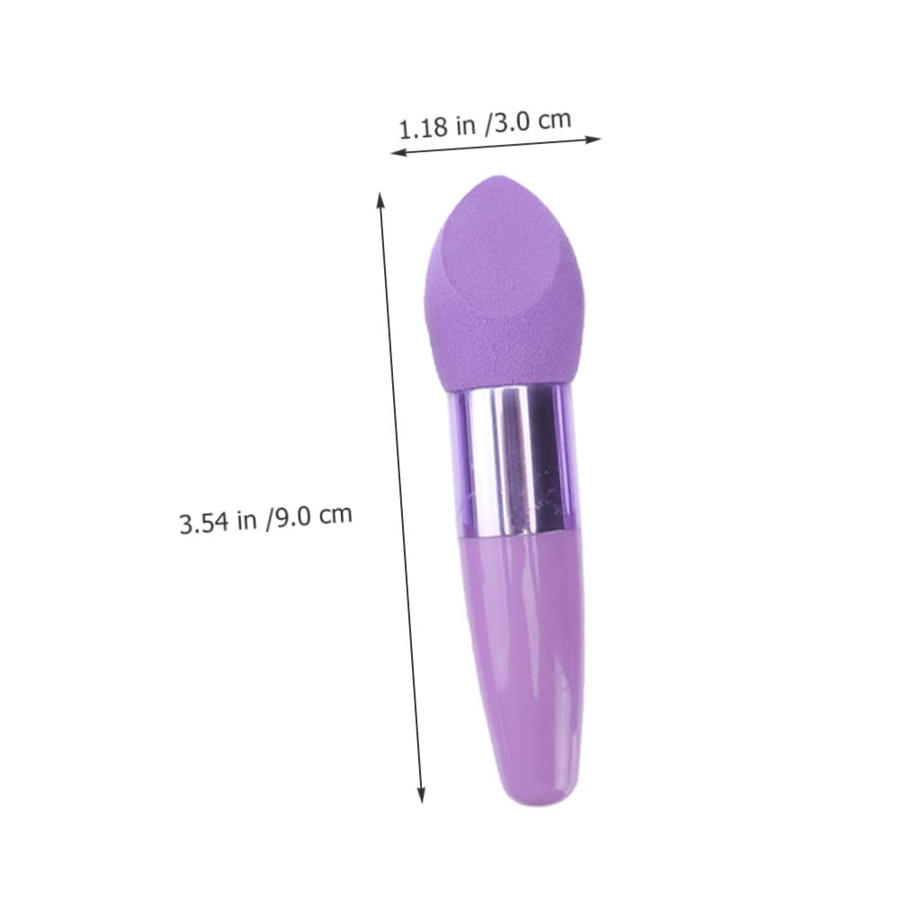 6 Stück Make Up Schwämme für Frauen aus Latex in Stiftform Tragbar und Bequem Geeignet für Tägliche Anwendung und Präzises Schminken