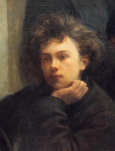 Toile portrait d'Arthur Rimbaud décoration murale affiche Fantin-Latour