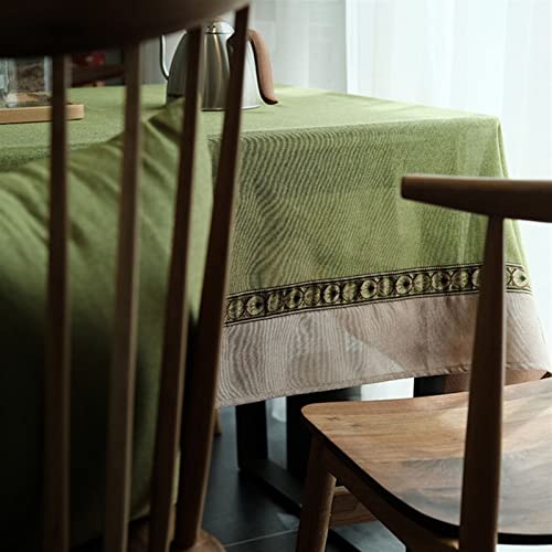 Nappe en lin rectangulaire lavable et durable pour protéger la table de cuisine
