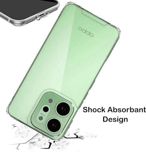 Image of Soft Silicone TPU Flexible Back Cover Compatible with Oppo Reno 14 5G