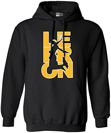L23 23 LA Basketball Sports Fan Wear DT Sweatshirt Hoodie