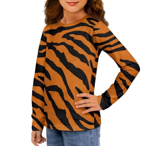 Kids Novelty 3D Graphic Thin Fall T Shirts Funny Print Pullover Tees Long Sleeve T Shirts 3-16 Years4