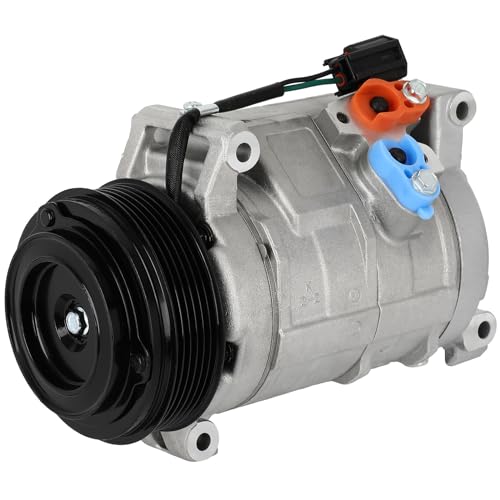 Image of SCITOO AC Compressor fit for Cadillac SRX 3.6L 2004-2009 | Fast Cooling, Ultra Low Noise (≤72 dB)Air Conditioner Compressor with Clutch, Easy Installation, 10368632 15240059
