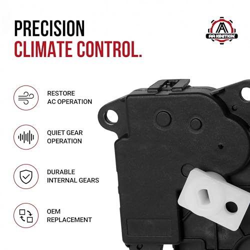 Image of Air Mix Actuator Left Side Replacement by AA Ignition - Fits Infiniti Vehicles - 2014, 2015, 2016, 2017, 2018, 2019, 2020 Q50, Q60 - HVAC Heater Blend Door Actuator - Replaces 27730-4GF0A, 27732-4GF0B