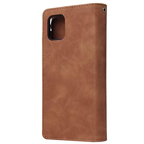 Accessoires Note 10 Lite housse portefeuille marron pour les déplacements - 2