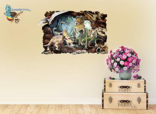 BumbleBee 3D Dinosauri Adesivi Murali Decorazione
