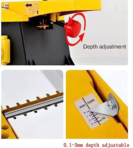 Thickness Planer, Wood Planer Thicknesser Machine, for Wood Cutting Woodworking Enthusiast 4 Thickness Planer, Wood Planer Thicknesser Machine, for Wood Cutting Woodworking Enthusiast - Image 4
