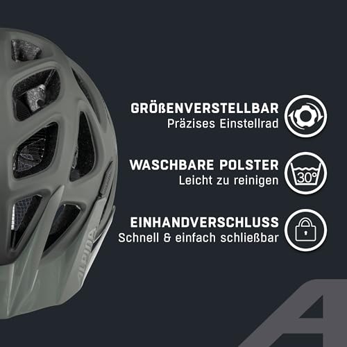 Foto von Alpina Unisex - Erwachsene Fahrradhelm, Coffee-Grey Matt, 52-57 cm