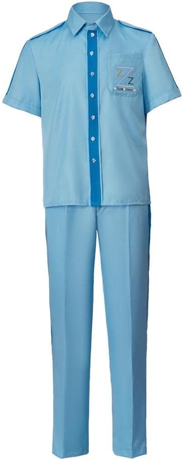 Life Aquatic with Steve Zissou Costume Men's Short Sleeve Uniform Outfit