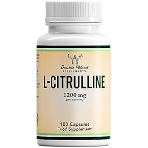 DW L Citrulline | 180 L-Citrulline Capsules – 1200mg L Citrulline per Serving | Nitric Oxide Supplement | Non-GMO & Gluten Free | Manufactured in The UK
