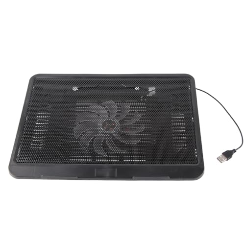 Base refrigeradora ergonómica para laptop, silenciosa y cómoda, ideal para juegos (negro) miniatura 2