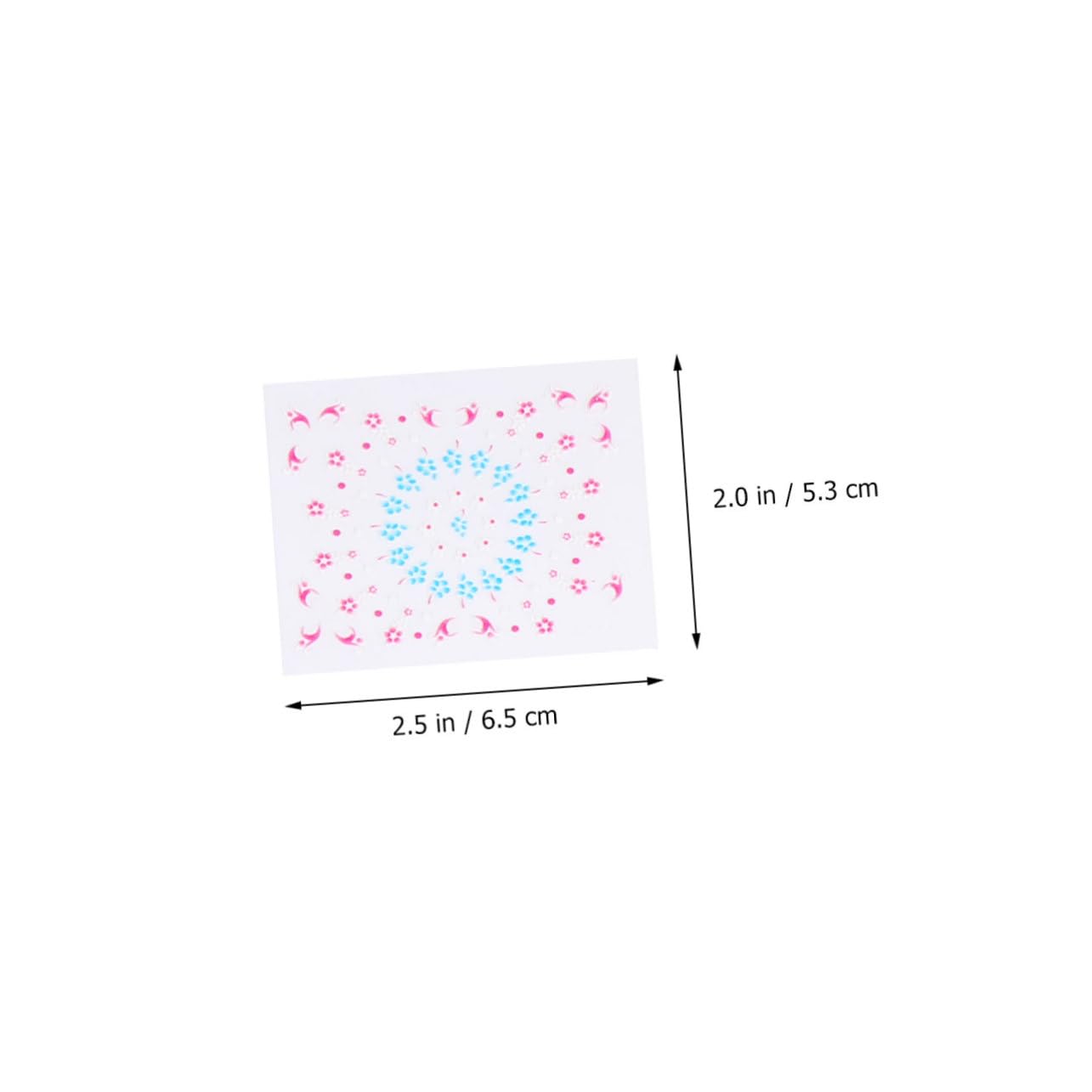 3 Set Adesivi Per Unghie Creativi Nail Art Stickers Colorati Per Manicure Te Per Donne E Ragazze 50 Pezzi*3