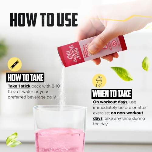 Image of Old School Labs Creatine for Women with Collagen and BCAA, Pink Lemonade
