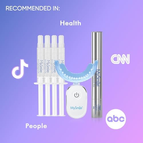 MySmile Deluxe 10 Min Teeth Whitening Kit with 28 LED — texture and fabric close-up