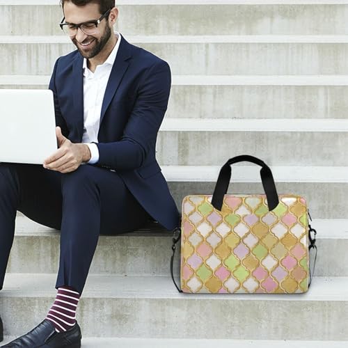Bolsa para laptop senya en tonos pastel para oficina miniatura 3