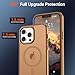 SUPFINE Magnetic for iPhone 13 Pro Max Case (Compatible with MagSafe) (Military Grade Drop Protection) Slim Translucent Matte Shockproof with Anti-Fingerprint Phone Case,Brown