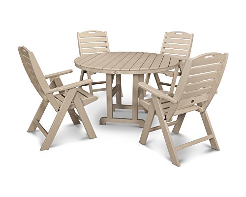 POLYWOOD Nautical Dining Set, Sand