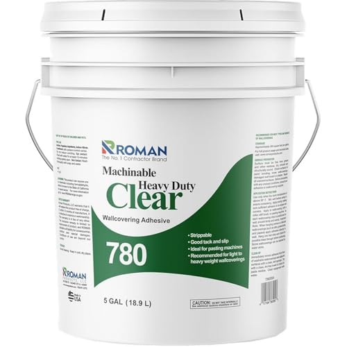 Adhesivo para papel tapiz transparente 5 gal miniatura 1