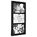 Malden International Designs 5x7 3 Opening Black Linear Collage Frame