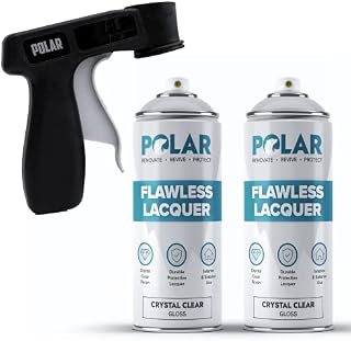 Polar Flawless Lacquer Spray 2 x 400ml + Trigger Gun (Gloss Finish)