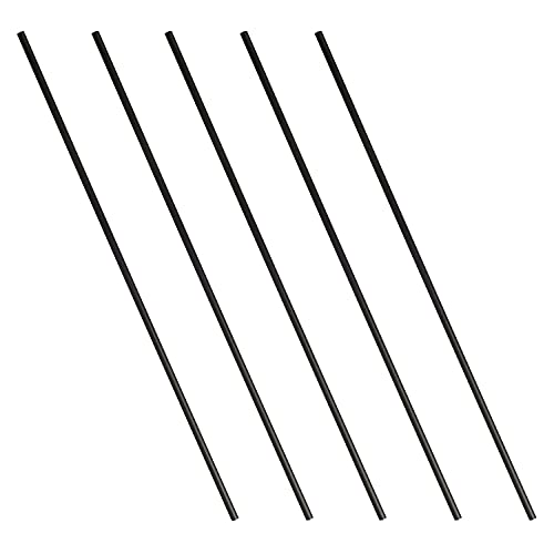 Image of Jutagoss Carbon Fiber Rod 3mm Craft Matte Pole Length 200mm 7.8 Inch Round Carbon Fiber Wing Tube for RC Airplane DIY Craft 5Pcs
