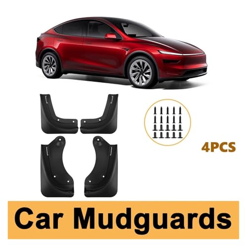 Guardabarros para Tesla Model Y Juniper 2025: protección sin taladrar contra salpicaduras 2