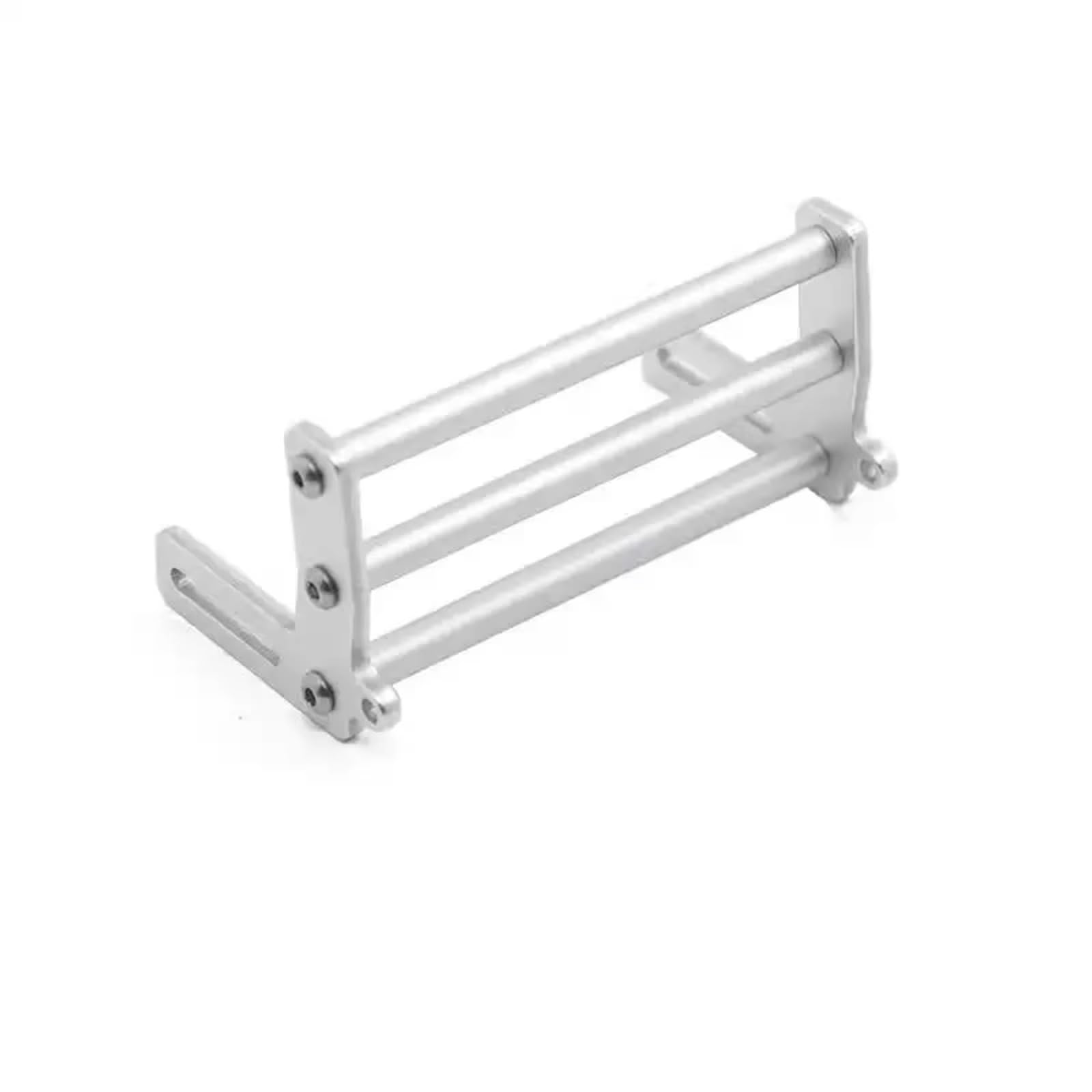 Para Trx4 Para Scx10 Para Trx-4 SCX-10 90046 1/10 RC 1 Juego De Parachoques Delantero Metal Para Universal Para Accesorios Coche Para Rock Crawler Parachoques Mejoras Rc(White)