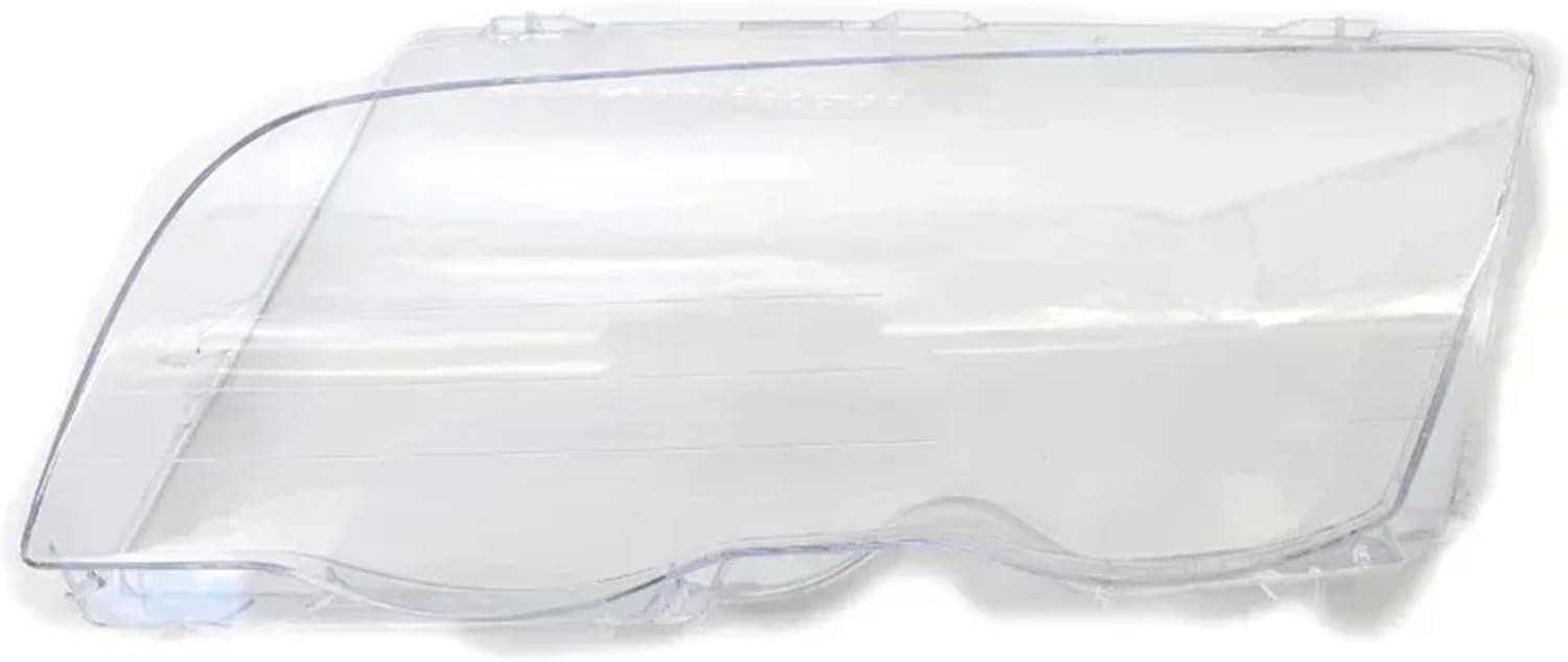 Car Headlight Cover Compatible with BMW E46 3-Series (1998-2001) - Clear Polycarbonate Lens, Waterproof, 1 Pair(Left)