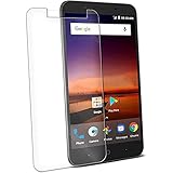 Case Friendly Anti-Scratch Bubble-Free Anti-Bubble Clear 9H Hardness Tempered Glass Screen Protector Film Compatible with ZTE ZFIVE C LTE Z558VL Phone