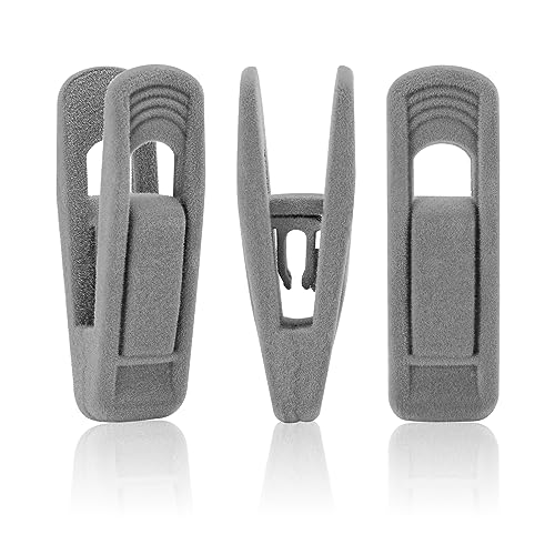 Perchas Infantiles Terciopelo Gris Marca Andiker