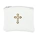 Genuine Leather Catholic Rosary Case (1, White)
