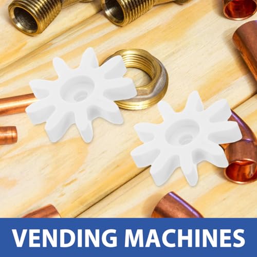 Image of VOSAREA 4Pcs Tooth Plastic Gears for Gumball Machines Coin Operated Gear Set Mechanical Gears for Projects Candy Machine Parts Gear Accessories