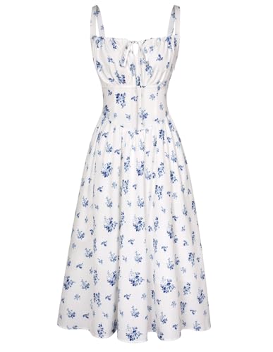 Scarlet Darkness Corset Dress for Women Flowy Floral...