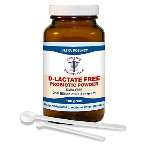 D-Lactate Free Probiotics Powder - Custom Probiotics (100 Gram)