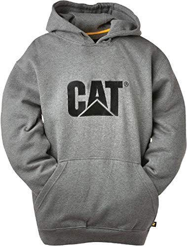 Caterpillar mens Caterpillar Mens Trademark Sweatshirt Grey Heather Grey 4X Large