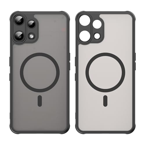 Image of Compatible with Nothing Phone3A Lite Case Cover,Compatible with MagSafe,Anti-Fall,Compatible with Nothing Phone (3a) Lite 5G A001T Cell Protective Phone Case Black