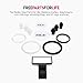 MDF Instruments, Acoustica Lightweight Stethoscope for Doctors, Nurses, Students, Home Health Use, Adult, Dual Head, Black Tube, Aqua Chestpiece-Headset, MDF747XPAQ11