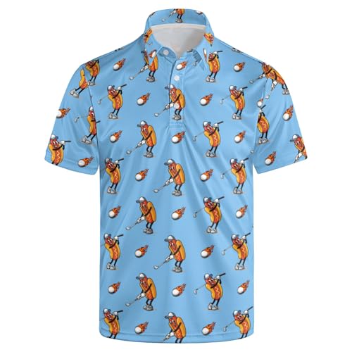 Polo clásico para hombre con mangas cortas, cómodo y ligero, ideal para golf y uso casual miniatura 1