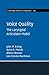 Voice Quality: The Laryngeal Articulator Model (Cambridge Studies in Linguistics, Series Number 162)